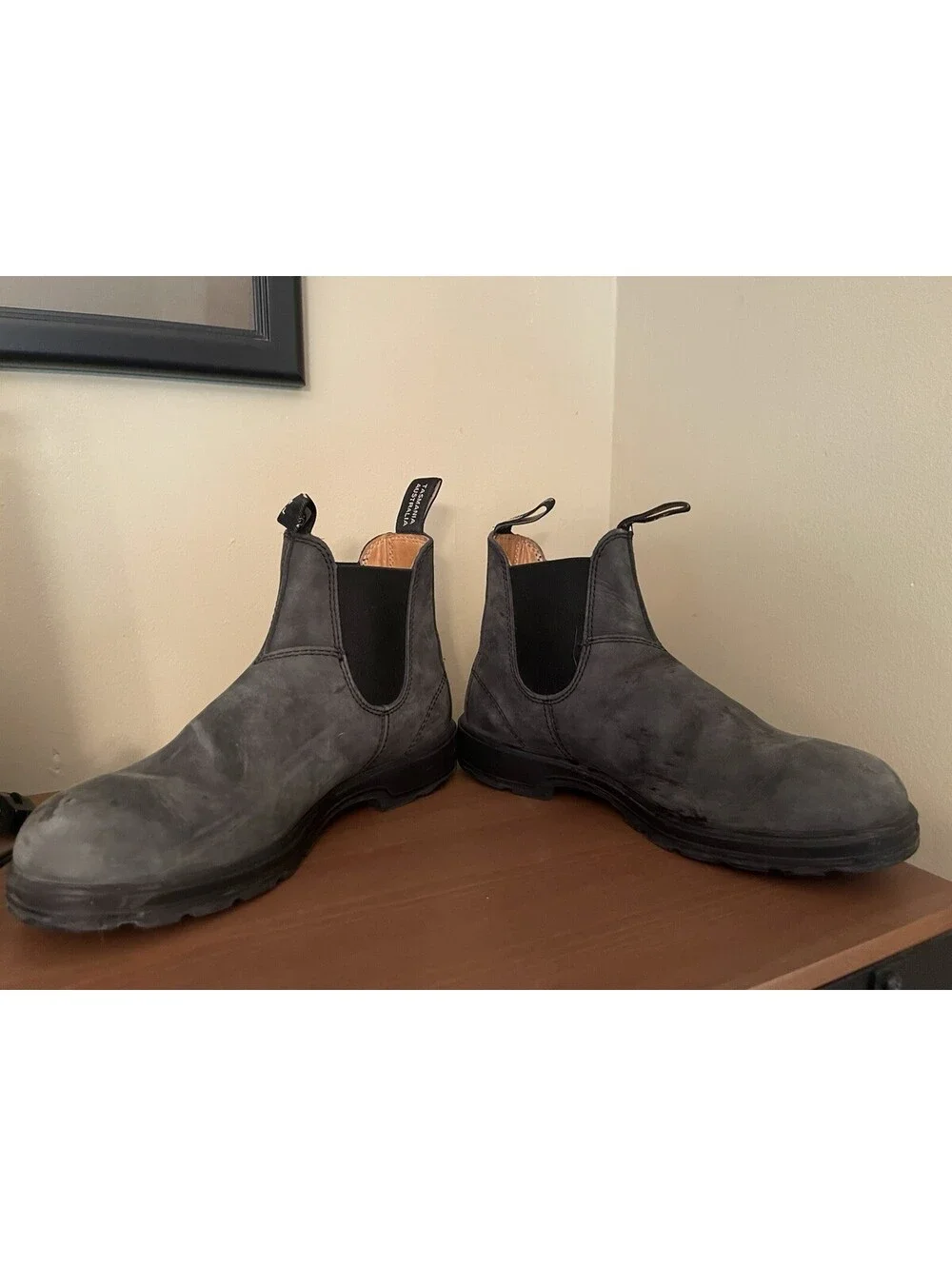 Blundstone All Terrain Leather Chelsea Boots Charcoal UK 7.5 US 8.5 Men